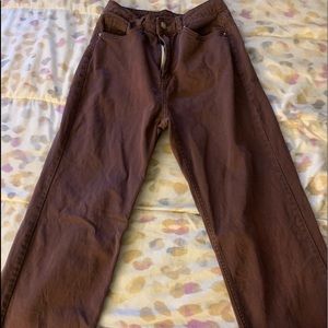 Brown jeans